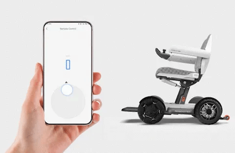 Robooter X40 - Electric Wheelchair -Automatic Folding, Installation-Free, APP/Joystick Control, Powerful Dual Motor -White Robooter X40 - Electric Wheelchair -Automatic Folding, Installation-Free, APP/Joystick Control, Powerful Dual Motor -White