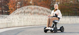 Robooter X40 - Electric Wheelchair -Automatic Folding, Installation-Free, APP/Joystick Control, Powerful Dual Motor -White