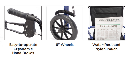 Proactive Medical | Protekt Rollator Steel | RLADST6