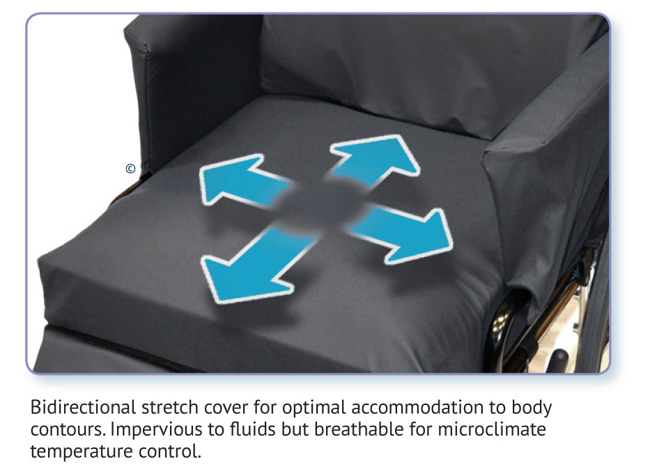 Immersus | Posture-Mate® WC Seat and Back Cushioning system for Standard Wheelchairs - 20" width | 2239 Immersus | Posture-Mate® WC Seat and Back Cushioning system for Standard Wheelchairs - 20" width | 2239