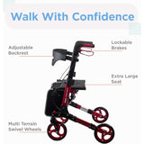 UPWalker - UPWalker® Breeze Rollator Walker UPWalker - UPWalker® Breeze Rollator Walker