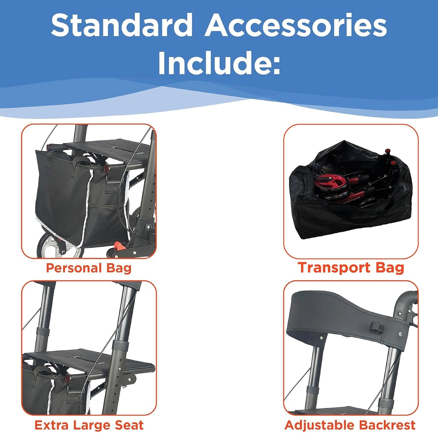 UPWalker - UPWalker® Breeze Rollator Walker UPWalker - UPWalker® Breeze Rollator Walker