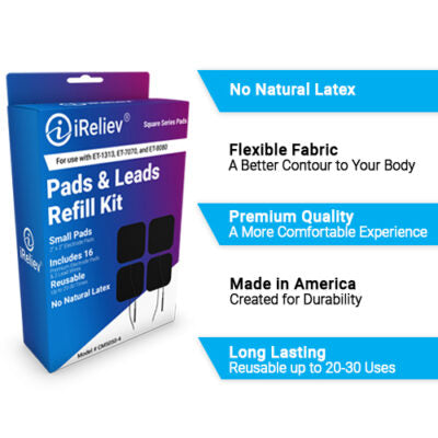 iReliev | Pads & Leads Refill Kit | CM5050-4 iReliev | Pads & Leads Refill Kit | CM5050-4