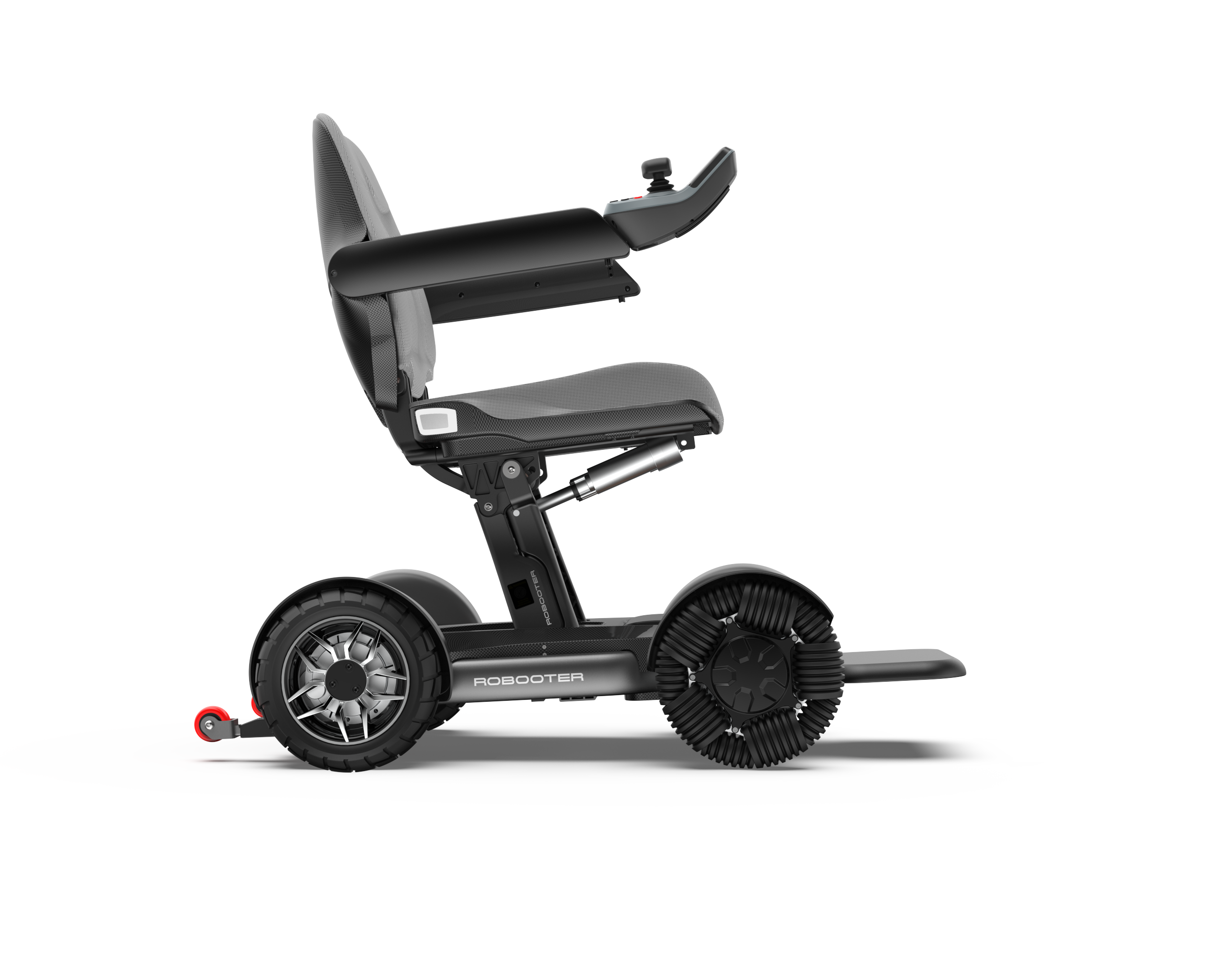 Robooter X40 - Electric Wheelchair -Automatic Folding, Installation-Free, APP/Joystick Control, Powerful Dual Motor -White Robooter X40 - Electric Wheelchair -Automatic Folding, Installation-Free, APP/Joystick Control, Powerful Dual Motor -White