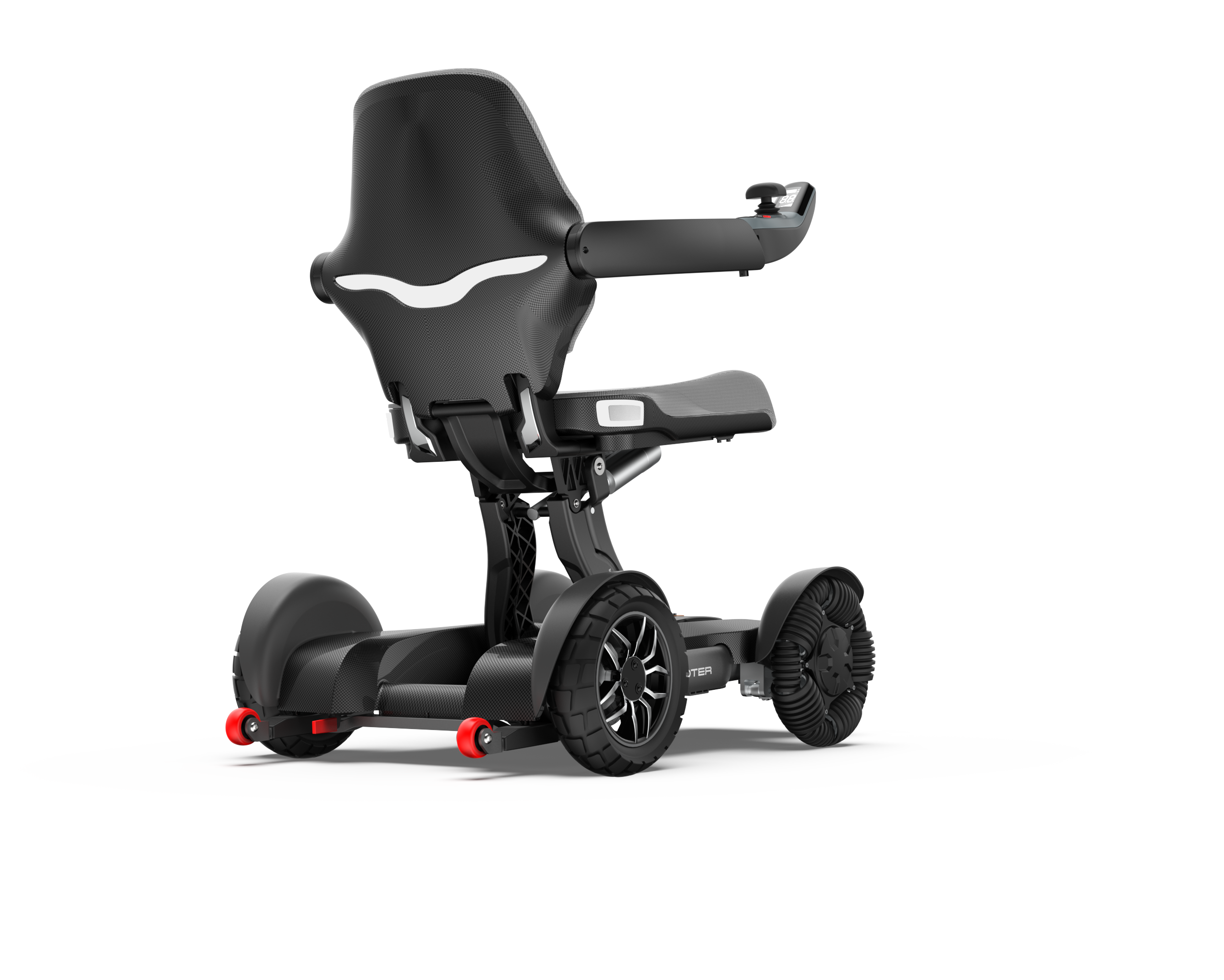 Robooter X40 - Electric Wheelchair -Automatic Folding, Installation-Free, APP/Joystick Control, Powerful Dual Motor -White Robooter X40 - Electric Wheelchair -Automatic Folding, Installation-Free, APP/Joystick Control, Powerful Dual Motor -White