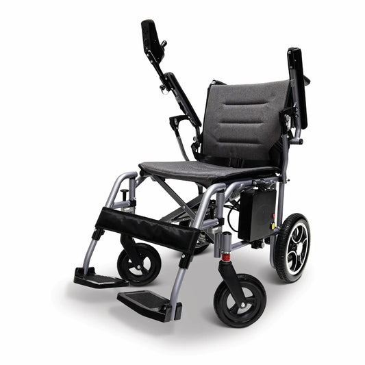 COMFYGO | X-7 Lightweight Foldable Electric Wheelchair for Travel with Remote Control | Up To 10 Miles (Single 7.5AH Battery) | X-7