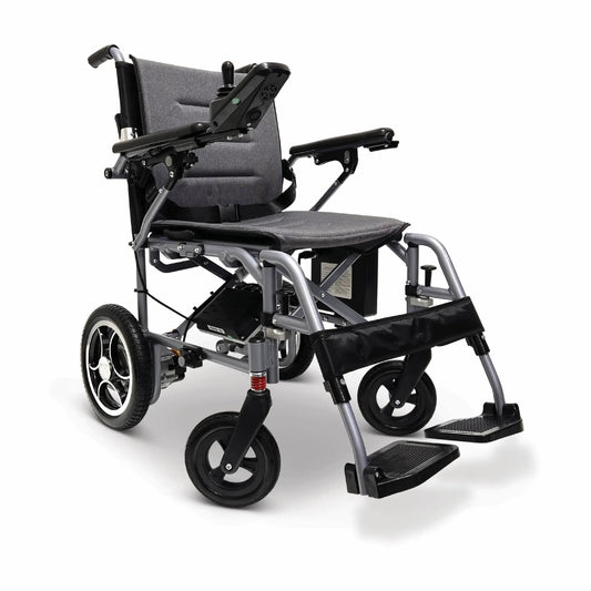 COMFYGO | X-7 Lightweight Foldable Electric Wheelchair for Travel with Remote Control | Up To 19 Miles (Dual 7.5AH Battery) | X-7 Max