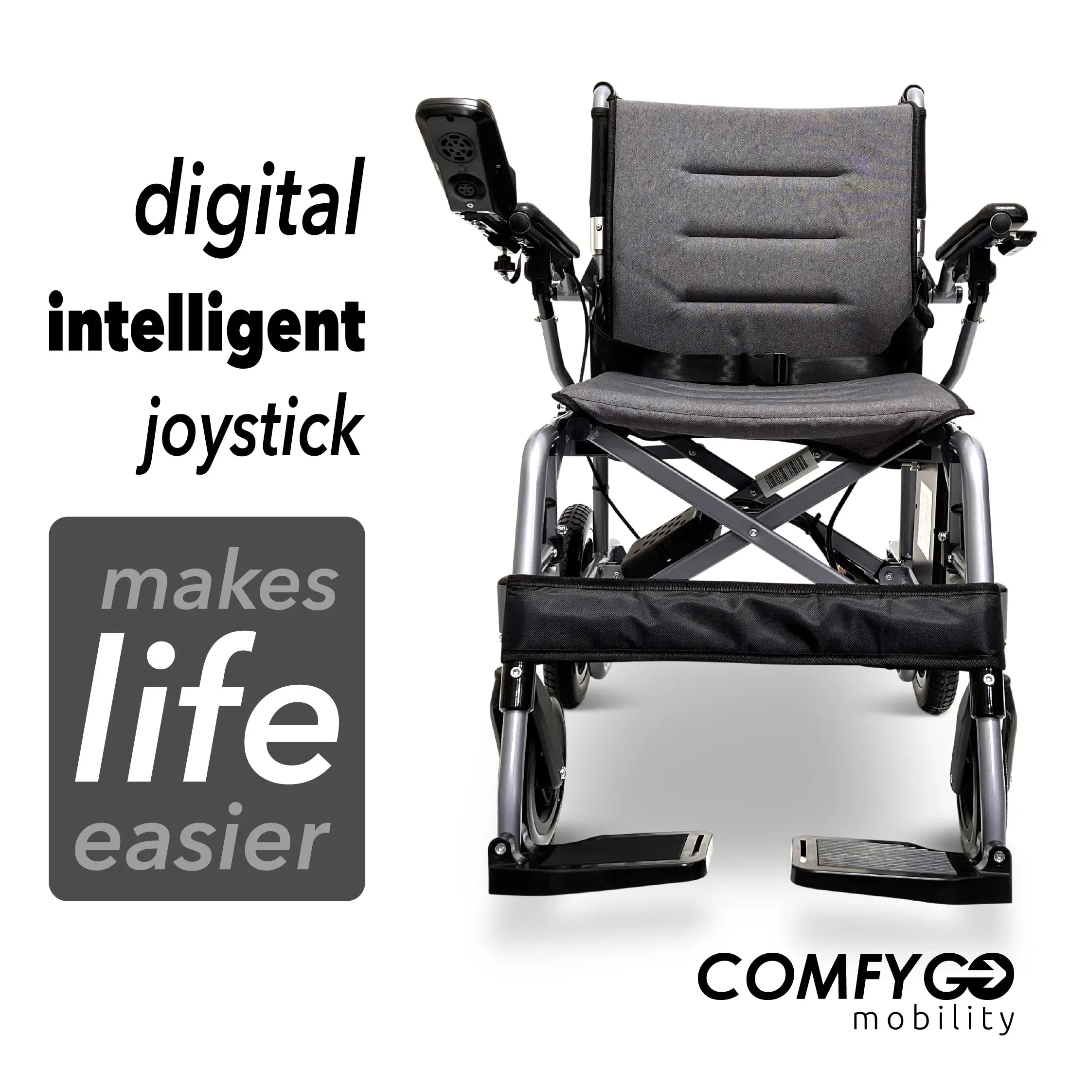 COMFYGO | X-7 Lightweight Foldable Electric Wheelchair for Travel with Remote Control | Up To 10 Miles (Single 7.5AH Battery) | X-7 COMFYGO | X-7 Lightweight Foldable Electric Wheelchair for Travel with Remote Control | Up To 10 Miles (Single 7.5AH Battery) | X-7