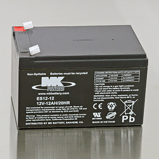 MK - Battery 12v 12ah Sealed Rechargeable - ES12-12
