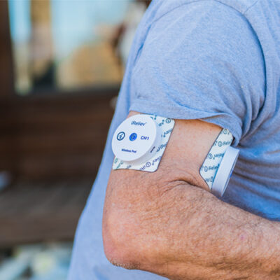 iReliev | Premium TENS + EMS Therapeutic Wearable System | ET-5050 iReliev | Premium TENS + EMS Therapeutic Wearable System | ET-5050