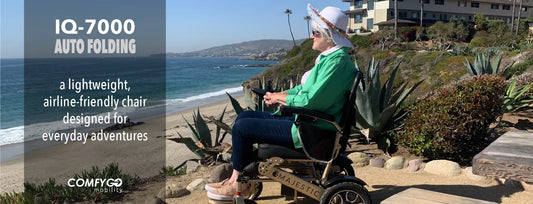 MAJESTIC IQ-7000 Auto Folding Remote Controlled Electric Wheelchair | IQ-7000