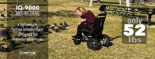MAJESTIC | IQ-9000 Auto Recline Remote Controlled Electric Wheelchair | IQ-9000