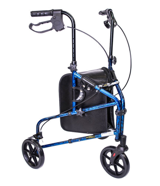 Inno Health | 3 Wheel Aluminum Rollator with Solid 8" Wheels | MOBB-AFR827