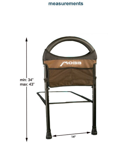 Inno Health | MOBBility Bed Rail with storage pockets with 34"-43" Adjustable Height | MOBB-MBRSP019 Inno Health | MOBBility Bed Rail with storage pockets with 34"-43" Adjustable Height | MOBB-MBRSP019