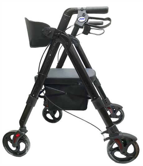 Inno Health | Aluminum Folding Bariatric Rollator with 400 lbs. Weight Capacity | MOBB-AFR026