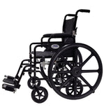 Inno Health | 18" Aluminum Wheelchair/Lightweight Transport Chair Duo | MOBB-AWLTCD Inno Health | 18" Aluminum Wheelchair/Lightweight Transport Chair Duo | MOBB-AWLTCD