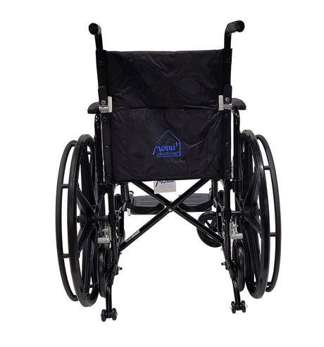 Inno Health | 18" Aluminum Wheelchair/Lightweight Transport Chair Duo | MOBB-AWLTCD Inno Health | 18" Aluminum Wheelchair/Lightweight Transport Chair Duo | MOBB-AWLTCD