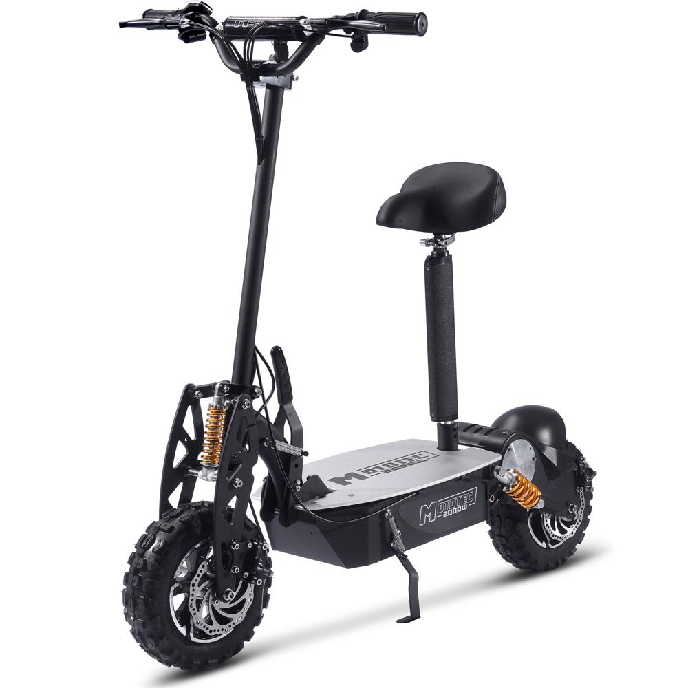 MotoTec - 2000w 48v Electric Scooter Black MotoTec - 2000w 48v Electric Scooter Black
