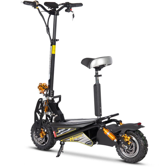 MotoTec - Ares 48v 1600w Electric Scooter Black