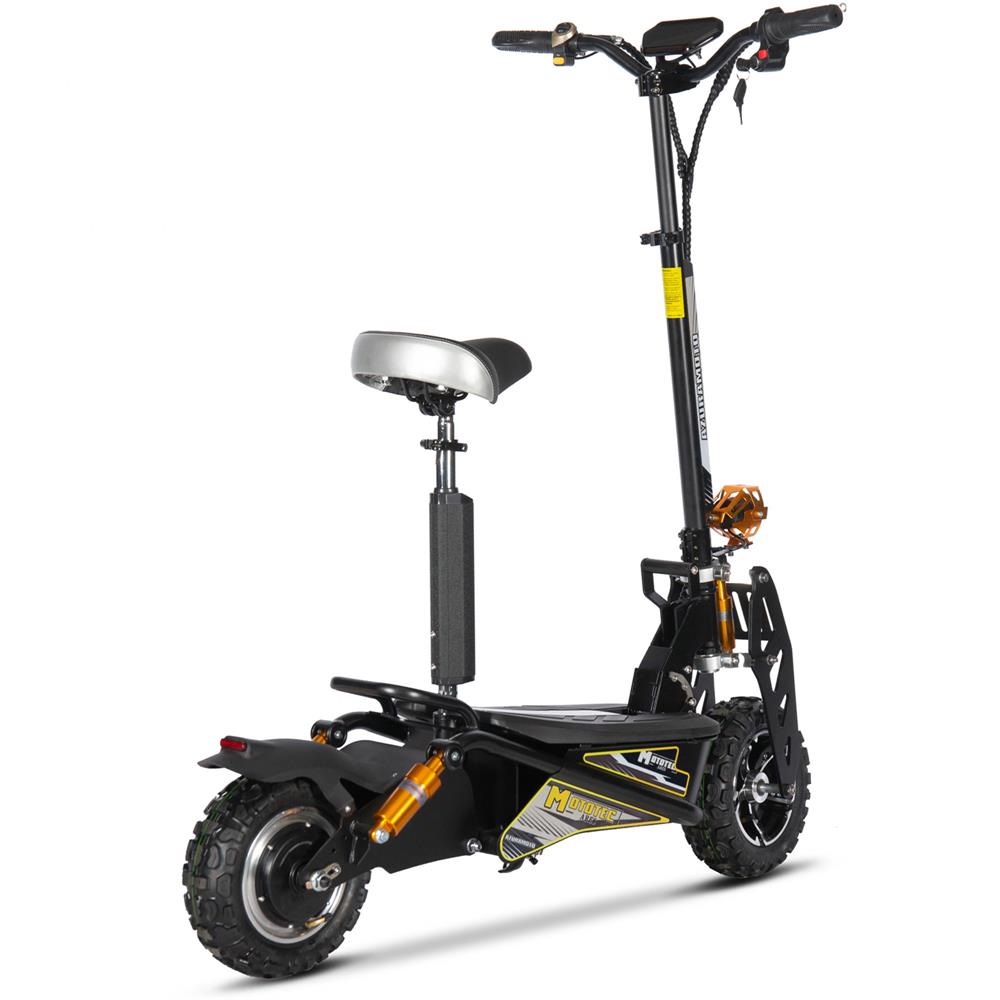 MotoTec - Ares 48v 1600w Electric Scooter Black MotoTec - Ares 48v 1600w Electric Scooter Black