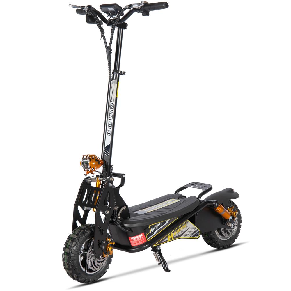 MotoTec - Ares 48v 1600w Electric Scooter Black MotoTec - Ares 48v 1600w Electric Scooter Black