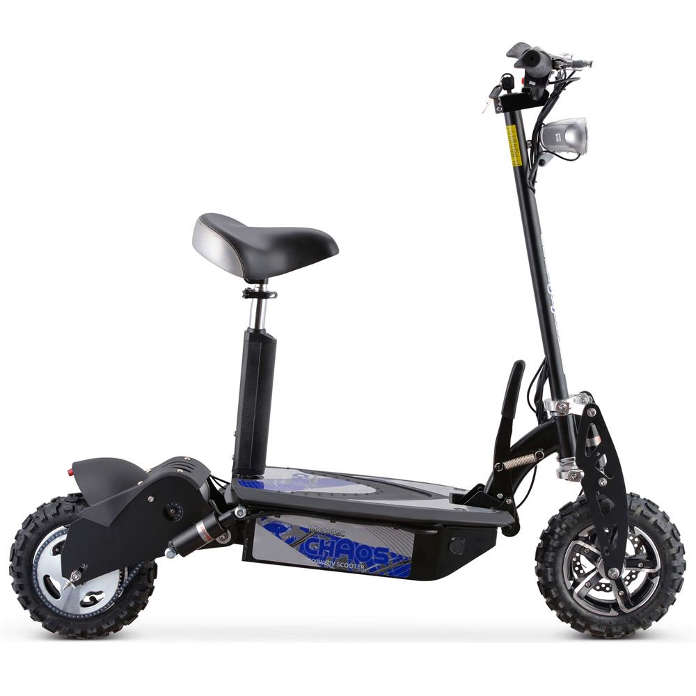 MotoTec - Chaos 2000w 60v Lithium Electric Scooter Black MotoTec - Chaos 2000w 60v Lithium Electric Scooter Black