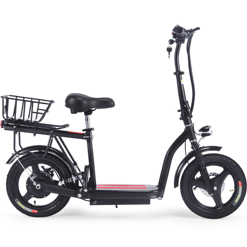 MotoTec - Cruiser 48v 350w Lithium Electric Scooter Black MotoTec - Cruiser 48v 350w Lithium Electric Scooter Black