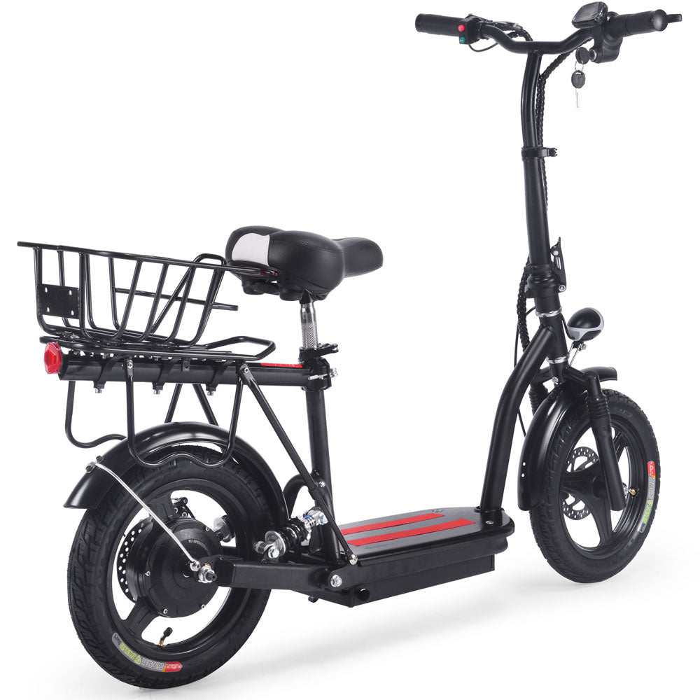 MotoTec - Cruiser 48v 350w Lithium Electric Scooter Black MotoTec - Cruiser 48v 350w Lithium Electric Scooter Black
