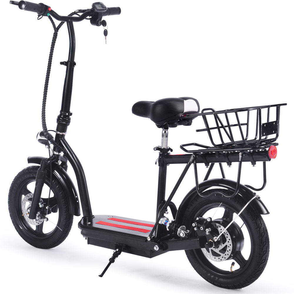 MotoTec - Cruiser 48v 350w Lithium Electric Scooter Black MotoTec - Cruiser 48v 350w Lithium Electric Scooter Black