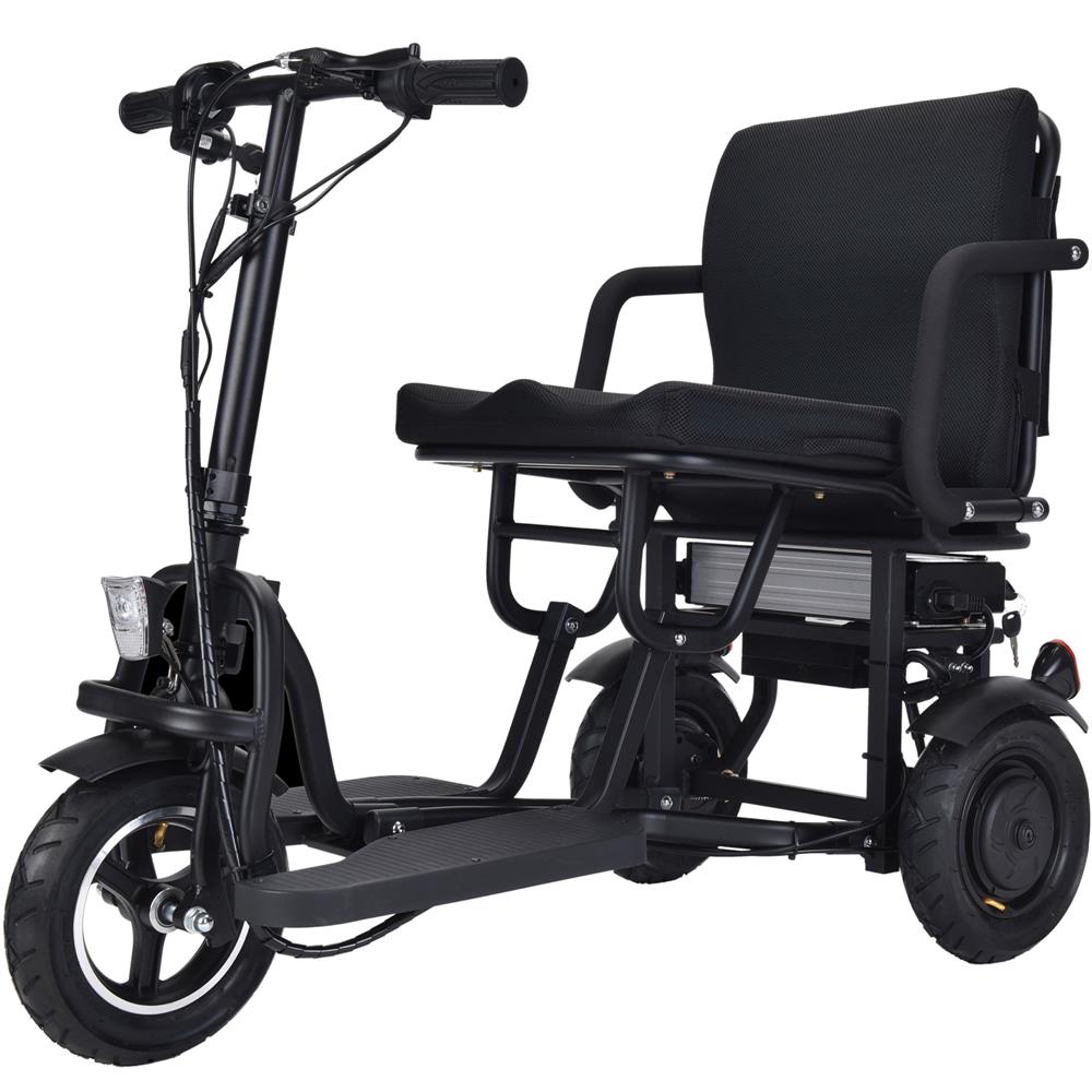 MotoTec - Folding Mobility Electric Trike 48v 700w Dual Motor Lithium Black MotoTec - Folding Mobility Electric Trike 48v 700w Dual Motor Lithium Black