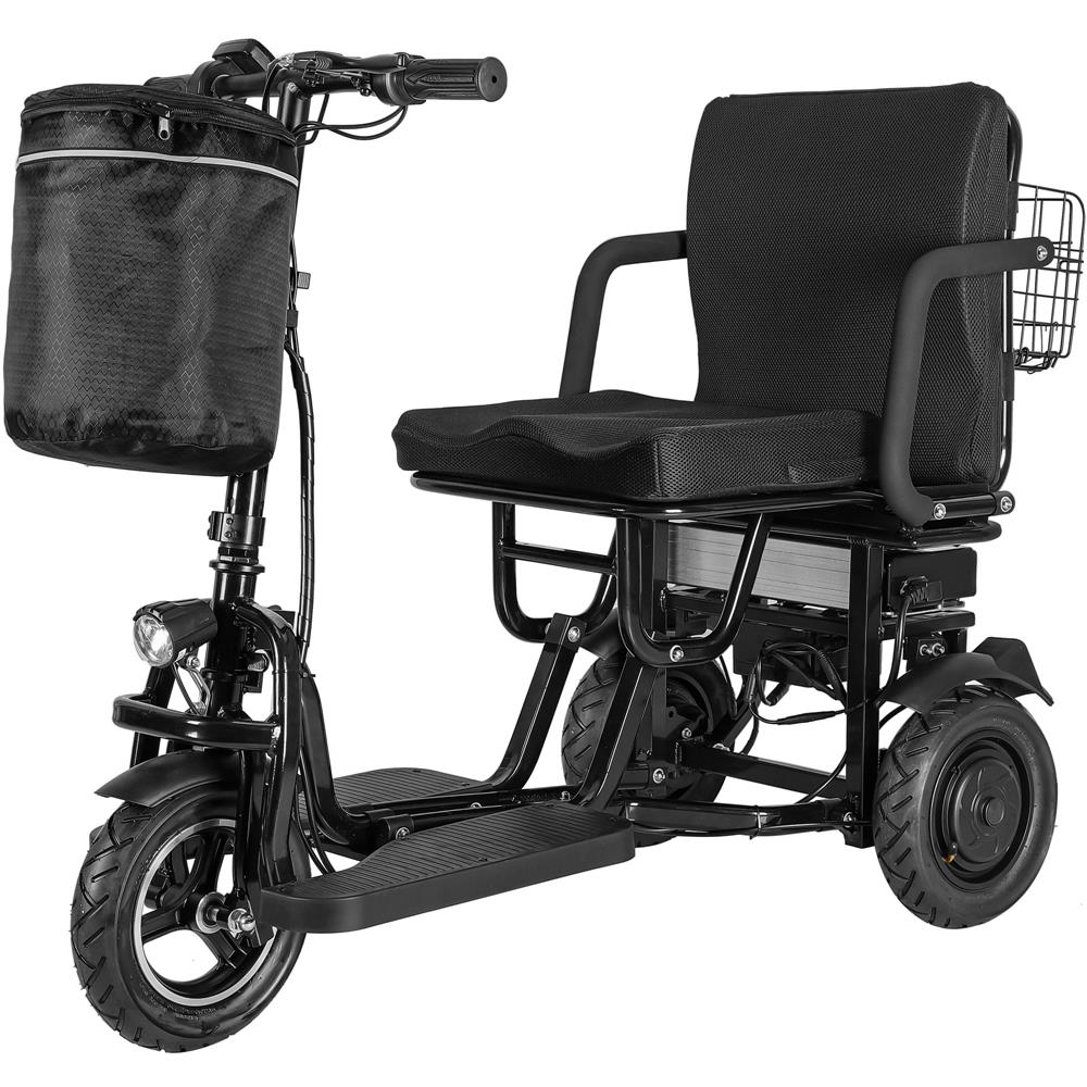 MotoTec - Folding Mobility Electric Trike 48v 700w Dual Motor Lithium Black MotoTec - Folding Mobility Electric Trike 48v 700w Dual Motor Lithium Black