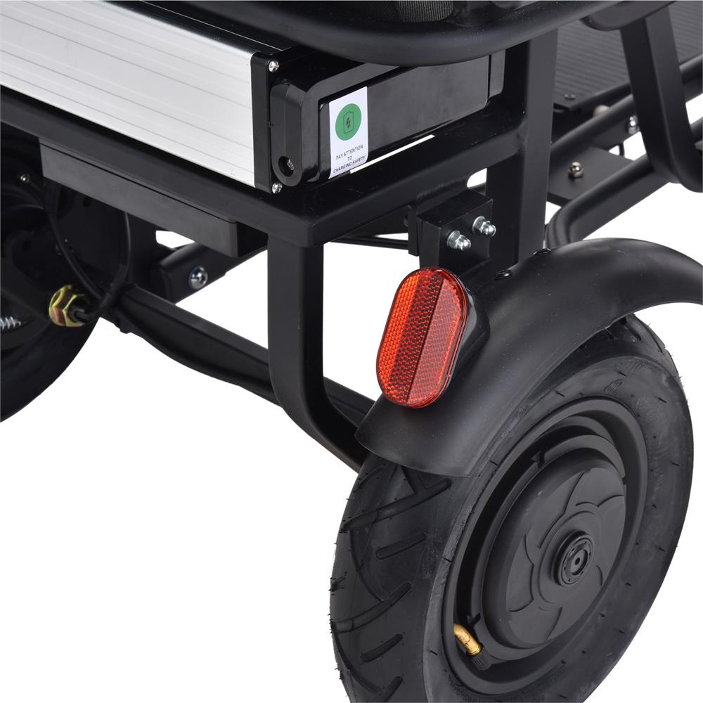MotoTec - Folding Mobility Electric Trike 48v 700w Dual Motor Lithium Black MotoTec - Folding Mobility Electric Trike 48v 700w Dual Motor Lithium Black
