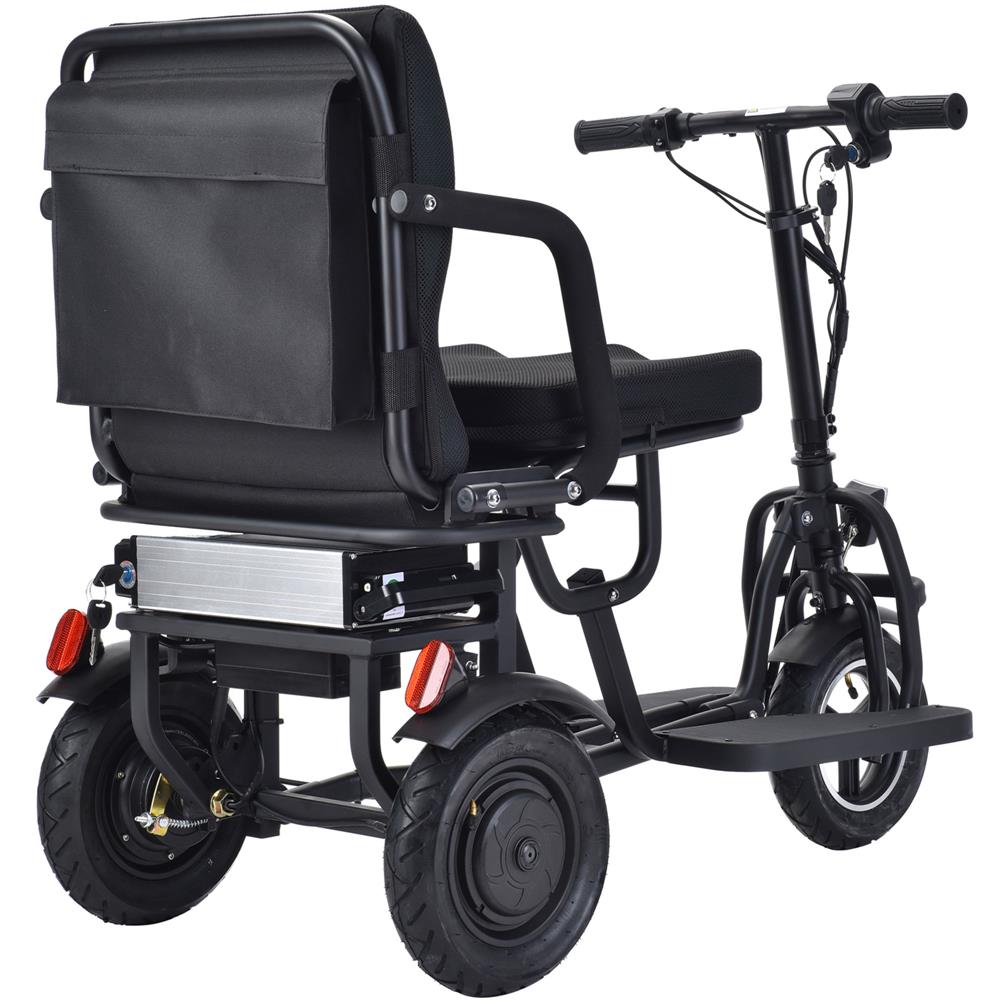 MotoTec - Folding Mobility Electric Trike 48v 700w Dual Motor Lithium Black MotoTec - Folding Mobility Electric Trike 48v 700w Dual Motor Lithium Black