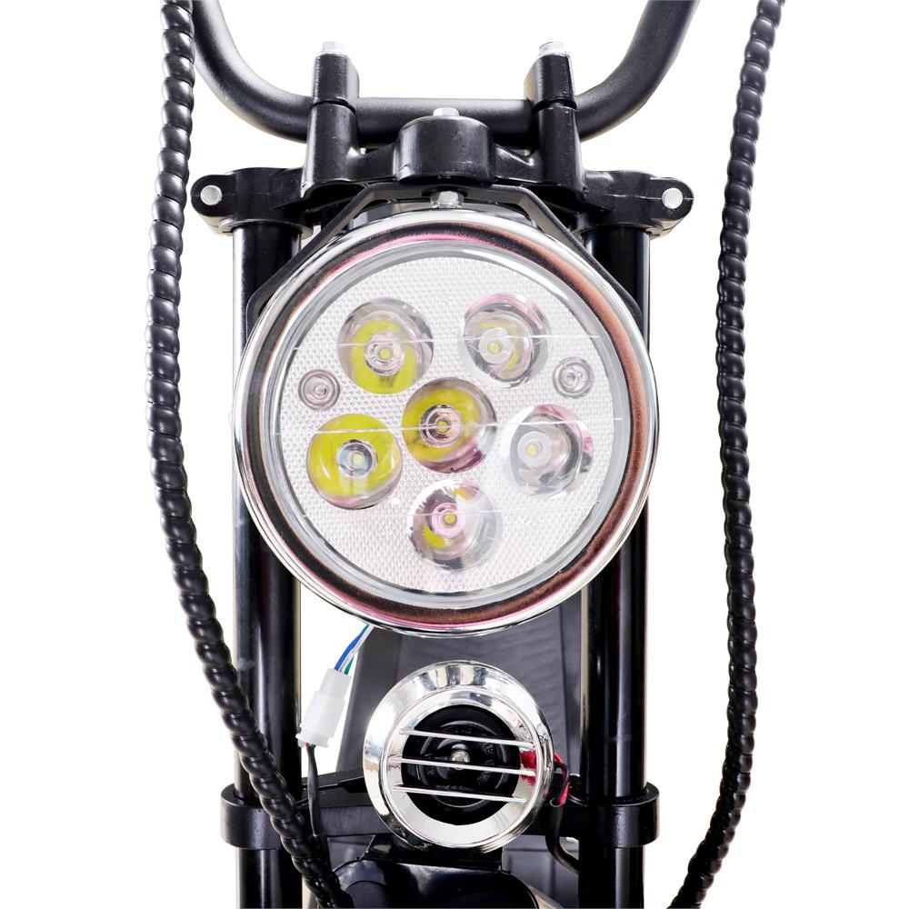 MotoTec - Knockout 60v 2000w Lithium Electric Scooter Black MotoTec - Knockout 60v 2000w Lithium Electric Scooter Black