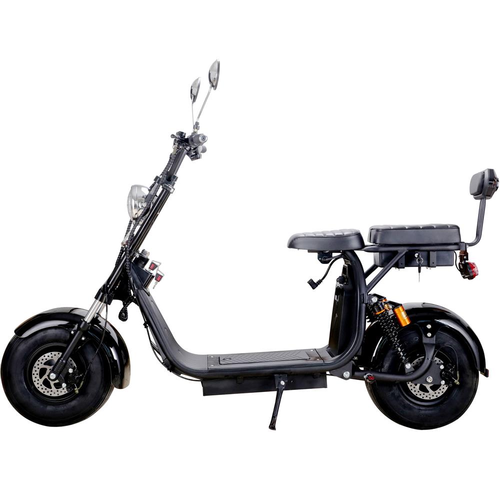 MotoTec - Knockout 60v 2000w Lithium Electric Scooter Black MotoTec - Knockout 60v 2000w Lithium Electric Scooter Black