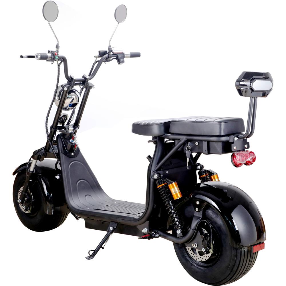 MotoTec - Knockout 60v 2000w Lithium Electric Scooter Black MotoTec - Knockout 60v 2000w Lithium Electric Scooter Black