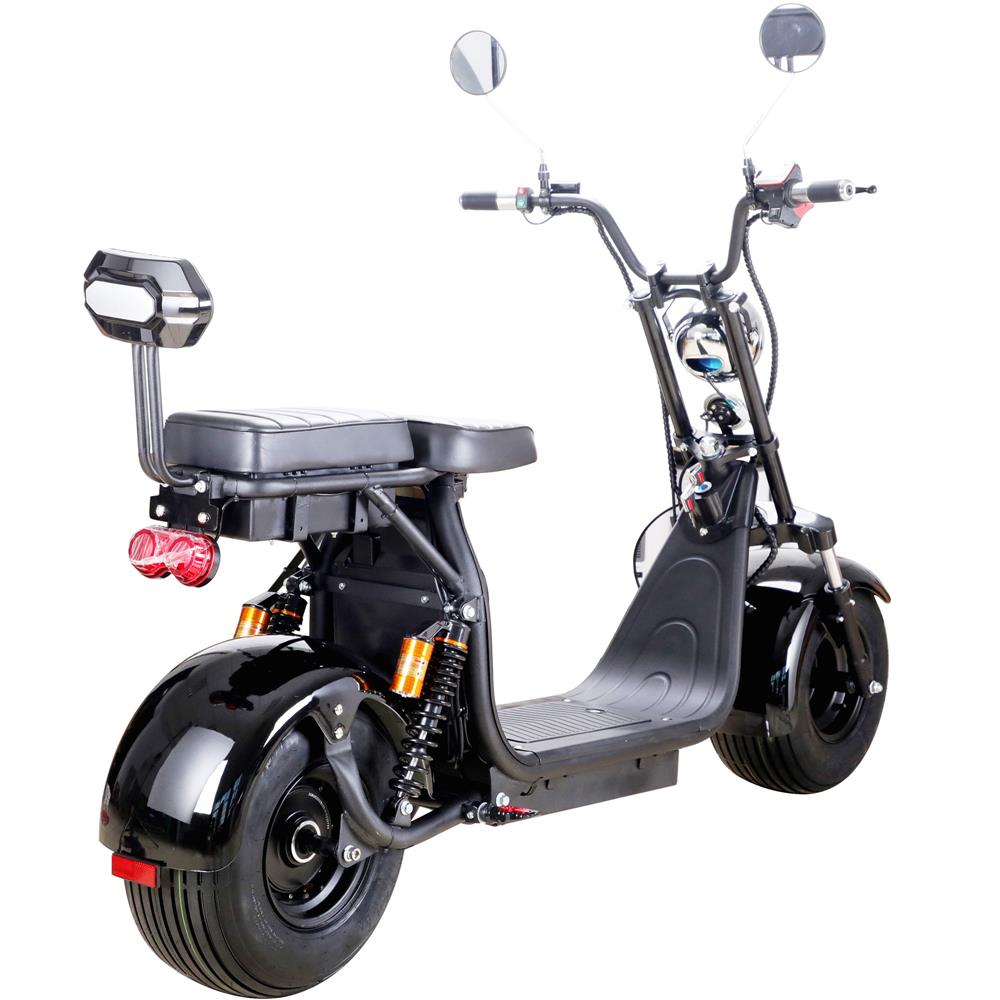 MotoTec - Knockout 60v 2000w Lithium Electric Scooter Black MotoTec - Knockout 60v 2000w Lithium Electric Scooter Black