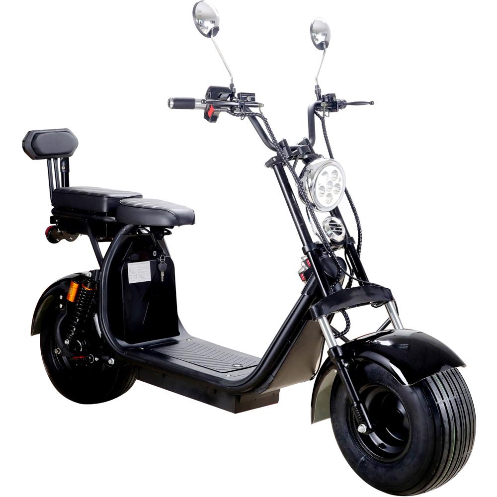 MotoTec - Knockout 60v 2000w Lithium Electric Scooter Black MotoTec - Knockout 60v 2000w Lithium Electric Scooter Black