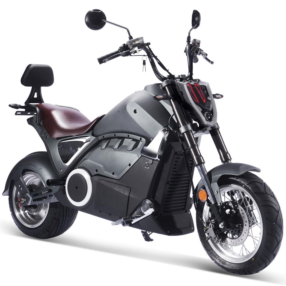 MotoTec - Typhoon 72v 30ah 3000w Lithium Electric Scooter Gray MotoTec - Typhoon 72v 30ah 3000w Lithium Electric Scooter Gray