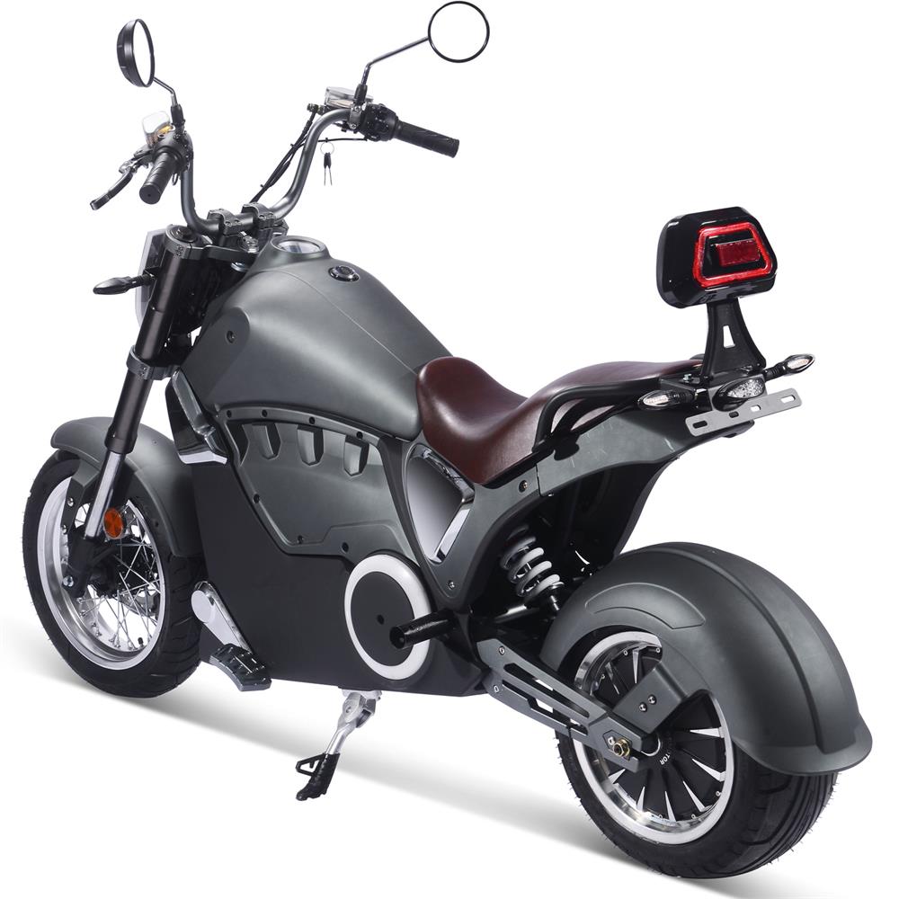 MotoTec - Typhoon 72v 30ah 3000w Lithium Electric Scooter Gray MotoTec - Typhoon 72v 30ah 3000w Lithium Electric Scooter Gray