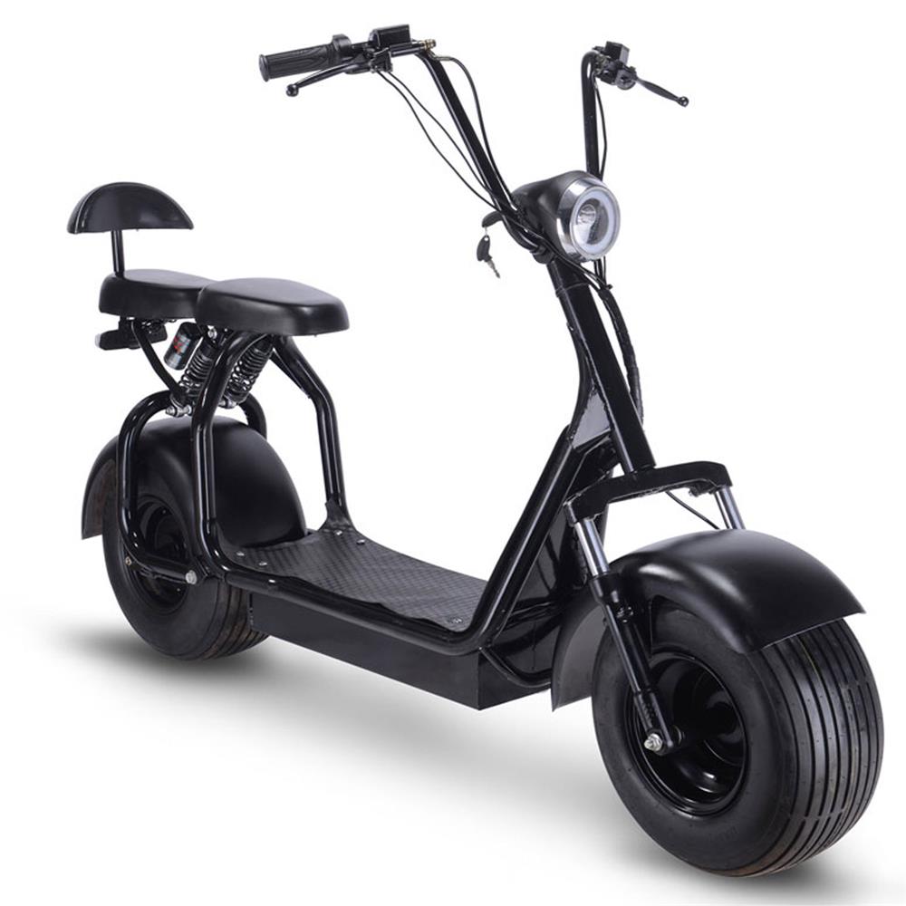 MotoTec - Knockout 60v 1000w Electric Scooter Black MotoTec - Knockout 60v 1000w Electric Scooter Black