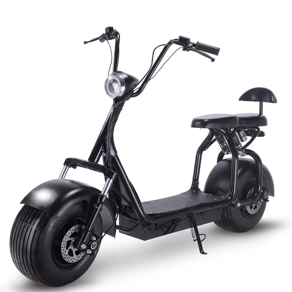 MotoTec - Knockout 60v 1000w Electric Scooter Black MotoTec - Knockout 60v 1000w Electric Scooter Black
