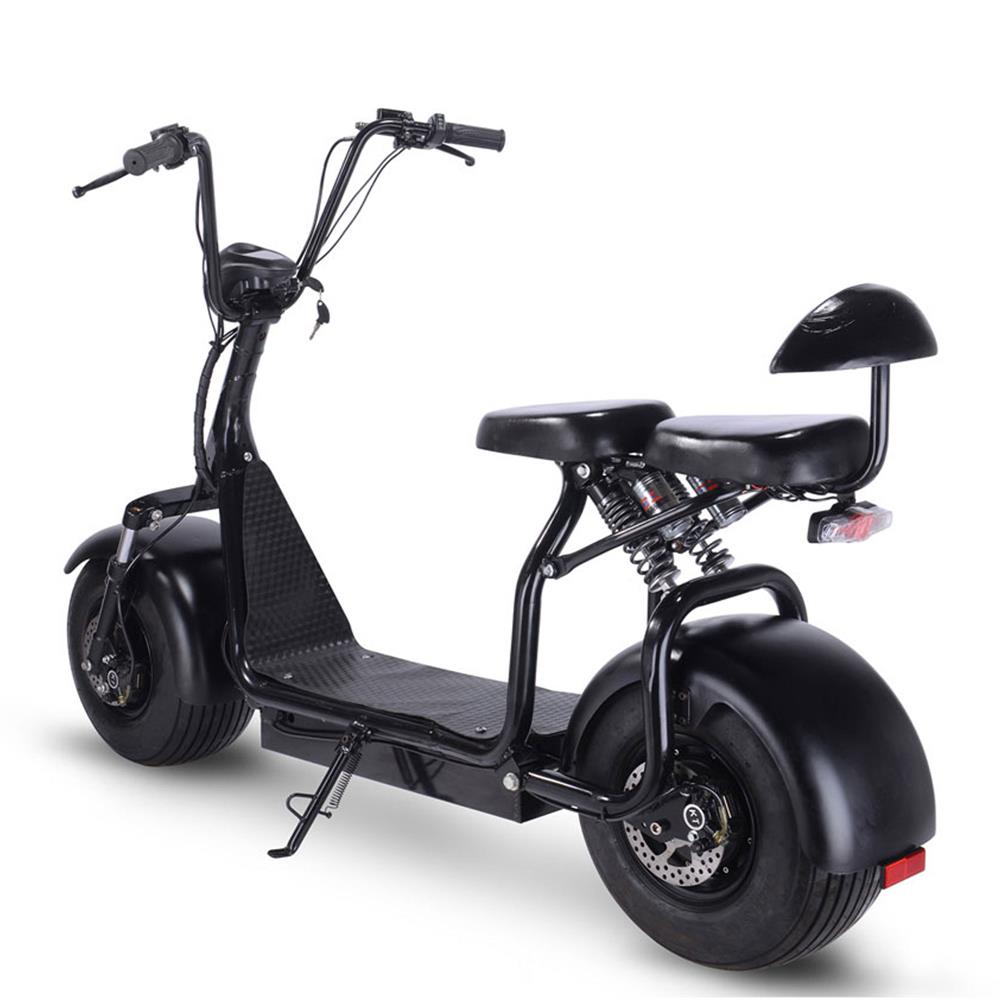MotoTec - Knockout 60v 1000w Electric Scooter Black MotoTec - Knockout 60v 1000w Electric Scooter Black
