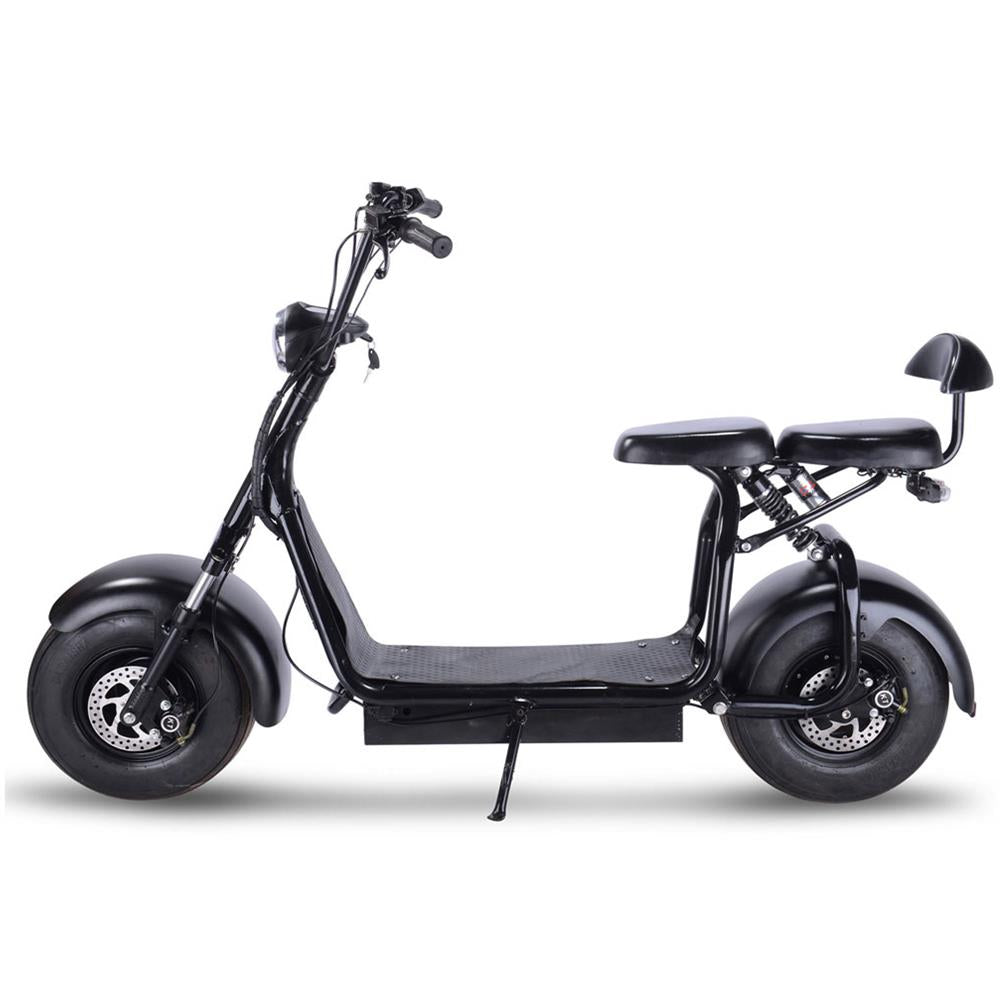 MotoTec - Knockout 60v 1000w Electric Scooter Black MotoTec - Knockout 60v 1000w Electric Scooter Black