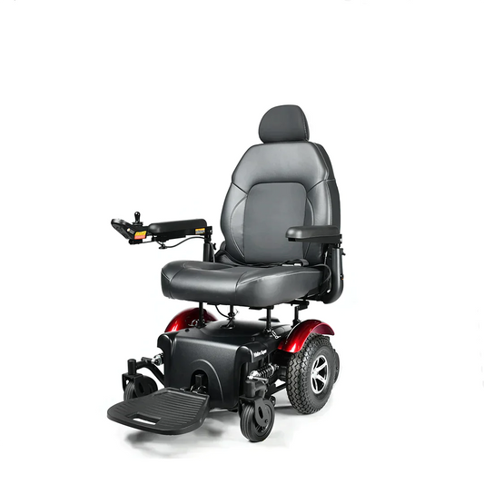 Merits - 20" Vision Super Mid Wheel Bariatric Power Wheelchair P327 - Vision Super