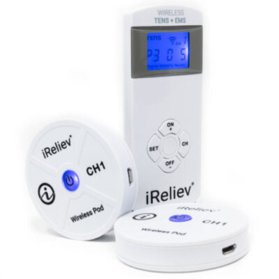 iReliev | Premium TENS + EMS Therapeutic Wearable System | ET-5050 iReliev | Premium TENS + EMS Therapeutic Wearable System | ET-5050