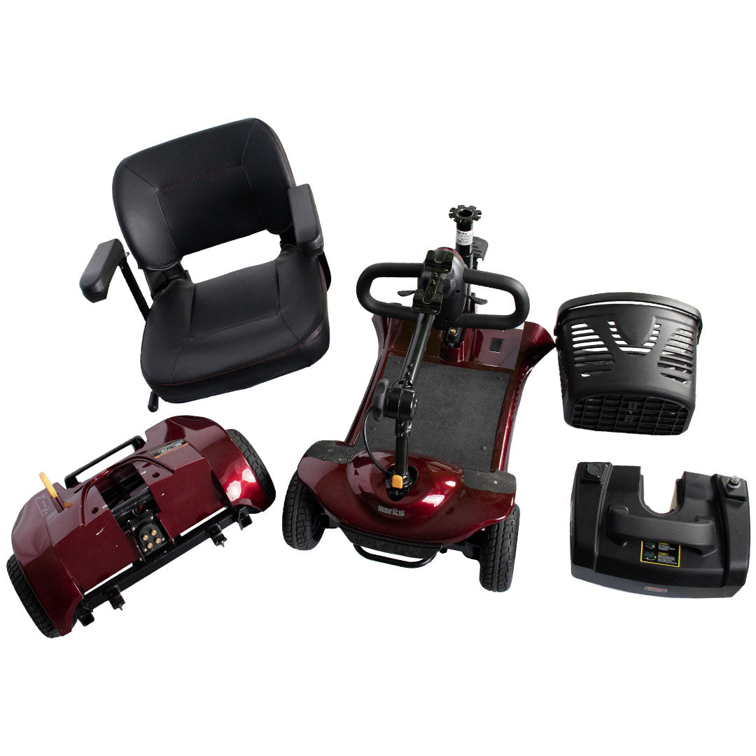 Merits - 4 Wheels 18" Roadster 4 Mobility Scooter S741 - Roadster Merits - 4 Wheels 18" Roadster 4 Mobility Scooter S741 - Roadster