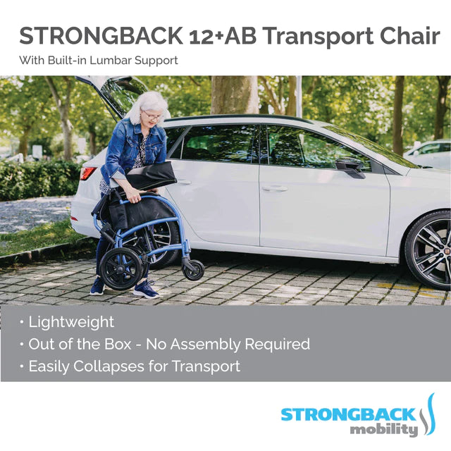 STRONGBACK Excursion : 12+AB Transport Wheelchair STRONGBACK Excursion : 12+AB Transport Wheelchair