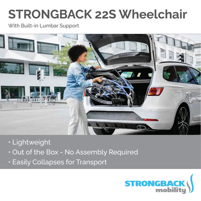 STRONGBACK Comfort Small : 22S Wheelchair STRONGBACK Comfort Small : 22S Wheelchair