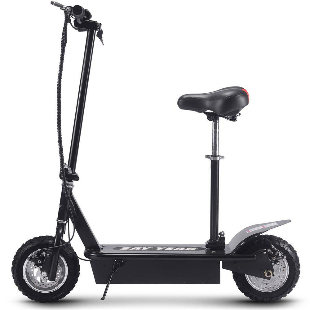 MotoTec - Say Yeah 500w 36v Electric Scooter Black MotoTec - Say Yeah 500w 36v Electric Scooter Black
